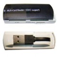 Leitor de cartão Multi-Card Reader - SDHC support USB 2.0 compativel com os modelos SD/MMC/MIC SD, MS/MS PRO/MS DUO/ MD 